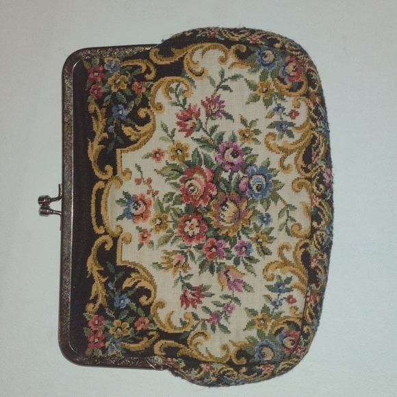 Handbags - Vintage tapestry clutch
